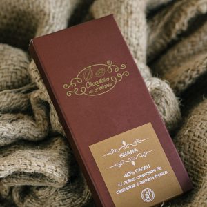 Tablete de chocolate Origem GHANA 40% cacau