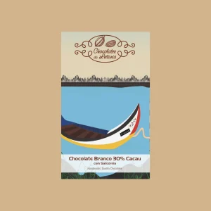 Tablete de chocolate Branco e Salicórnia da Ria
