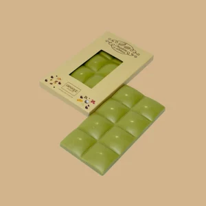 Tablete de Chocolate branco e matcha